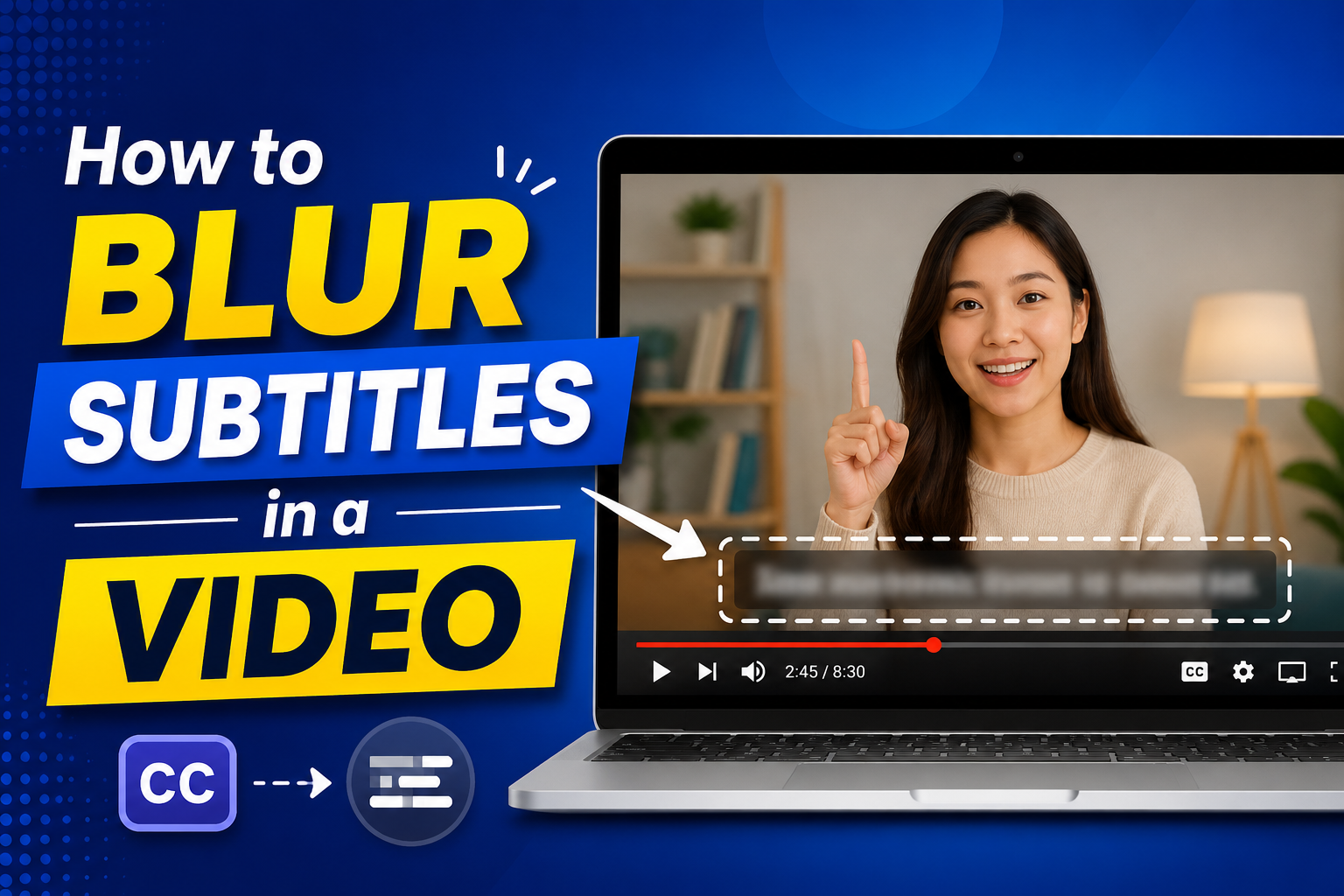 How to Blur Subtitles in a Video