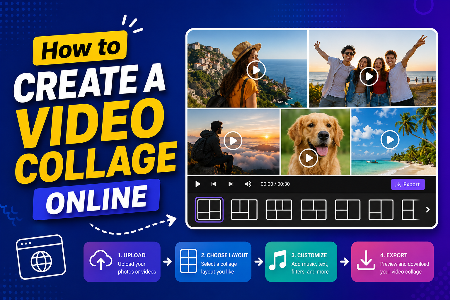 How to Create a Video Collage Online