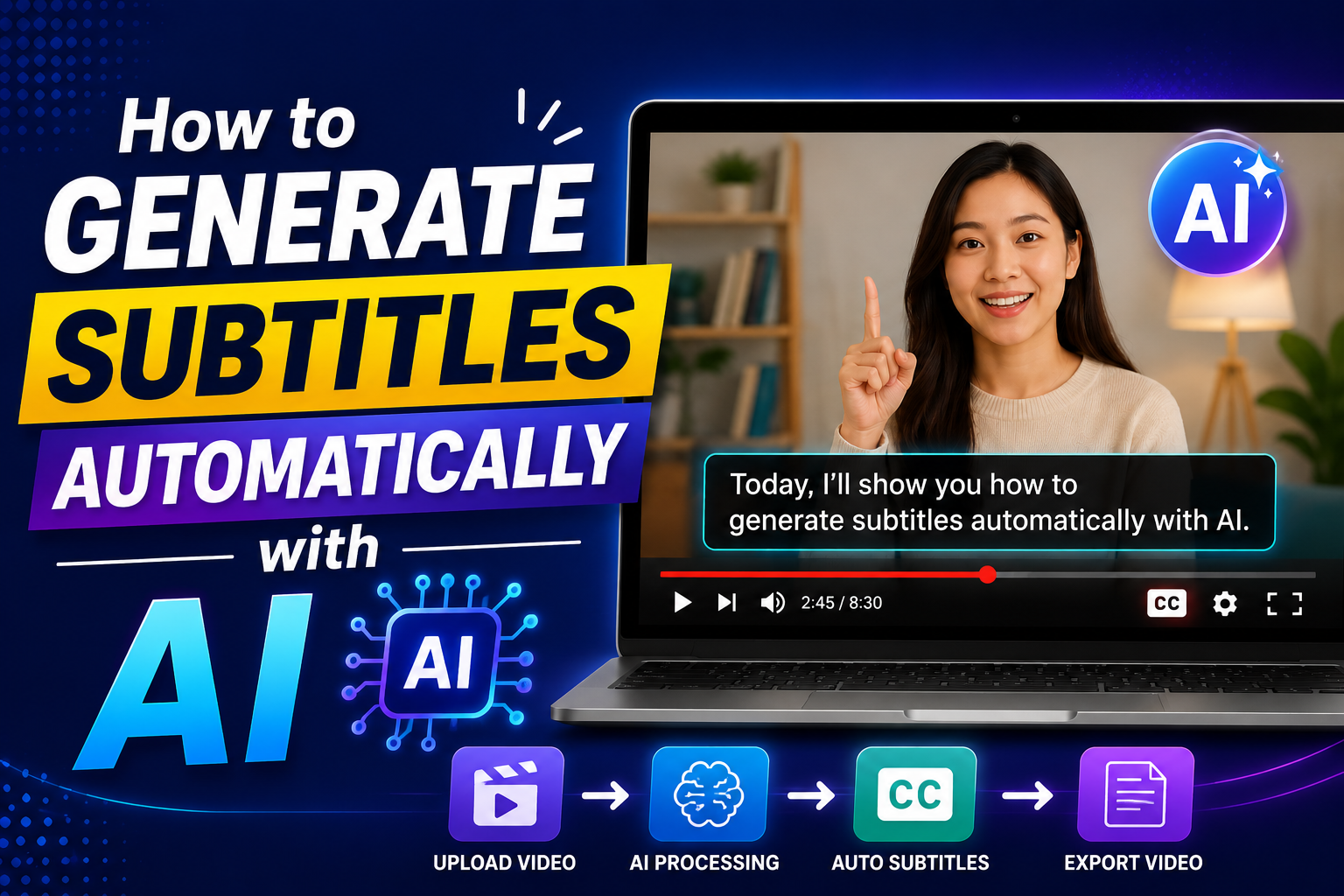 How to Generate Subtitles Automatically with AI